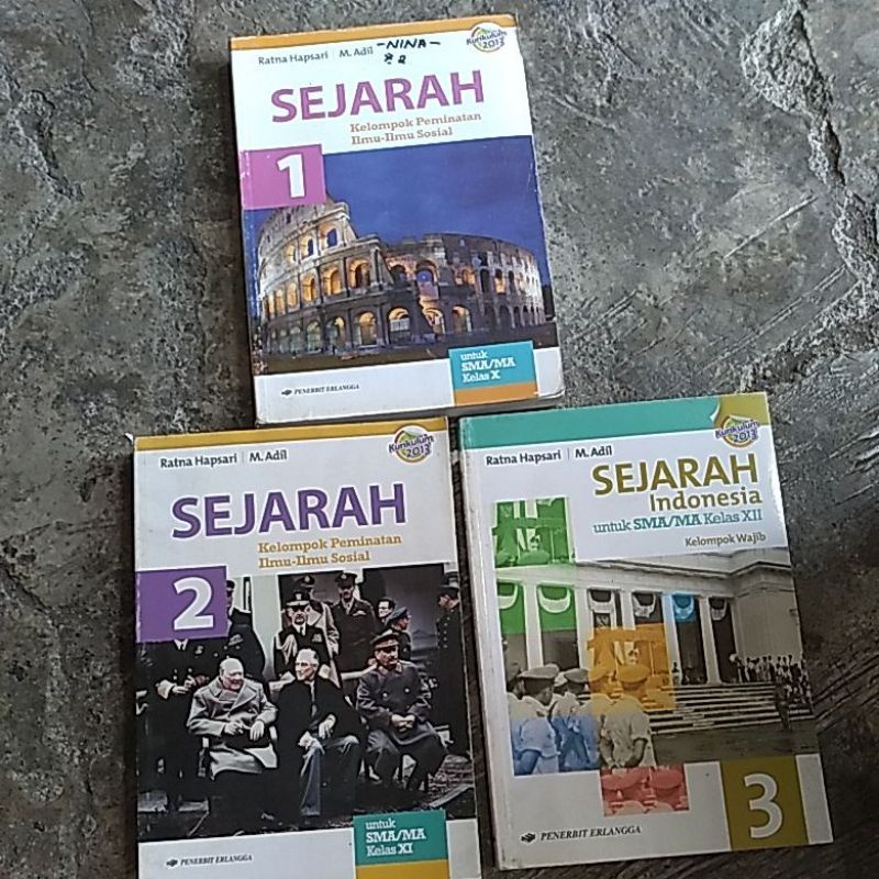 Jual PELAJARAN SEJARAH KELAS 1 2 3 SMA ERLANGGA ORIGINAL | Shopee Indonesia