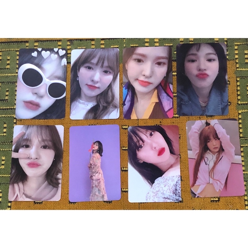 WTS photocard RED VELVET wendy dear u letter & seulgi hairpin japan