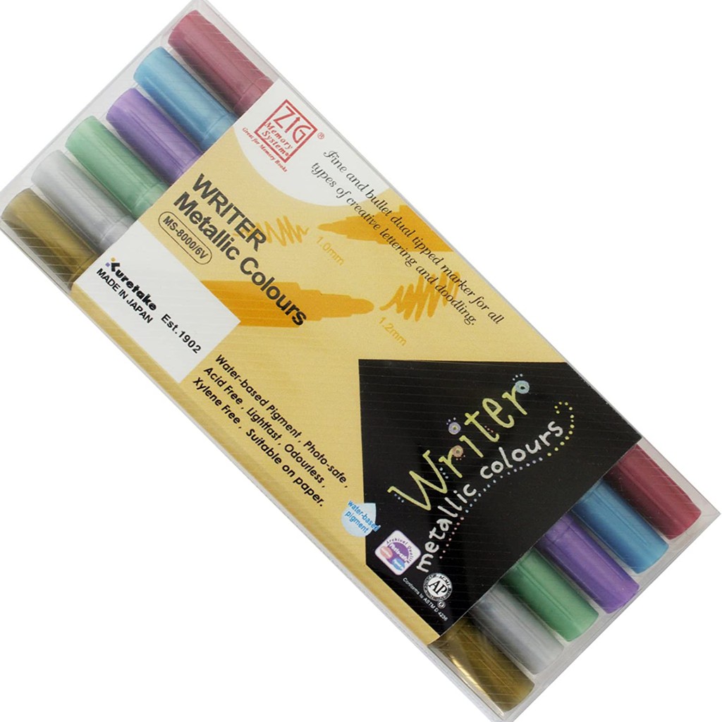 ZIG Writer Metallic Markers