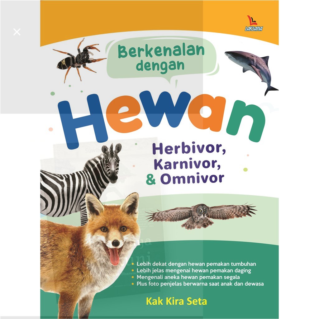 Jual Buku Berkenalan Dengan Hewan Herbivora, Karnivora, Dan Omnivora ...