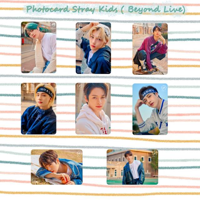 Jual Photocard Stray Kids | 1 Set Berisi 8 Foto | Shopee Indonesia