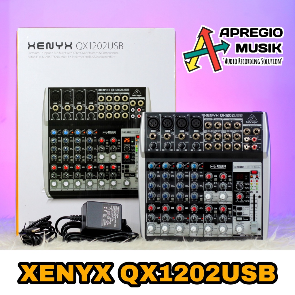 Jual BEHRINGER XENYX QX1202USB QX 1202 USB Mixer and Recording Shopee