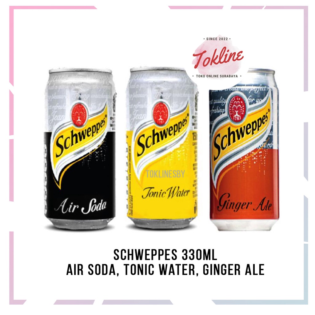 Jual [ PAKET ISI 6 ] SCHWEPPES TONIC WATER 250ml GINGER ALE IMPORT ...