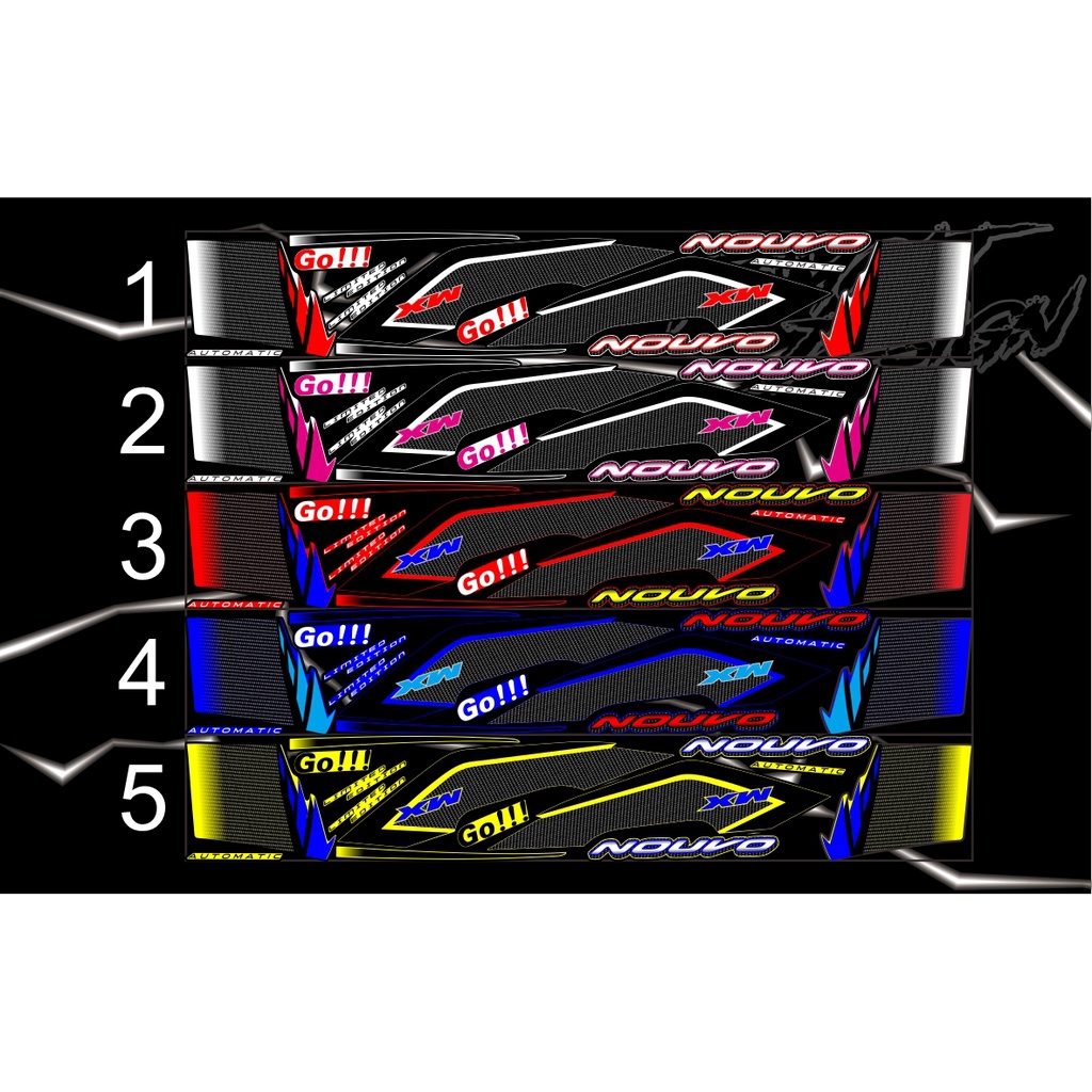 Jual STRIPING NOUVO GO STIKER NOUVO | Shopee Indonesia