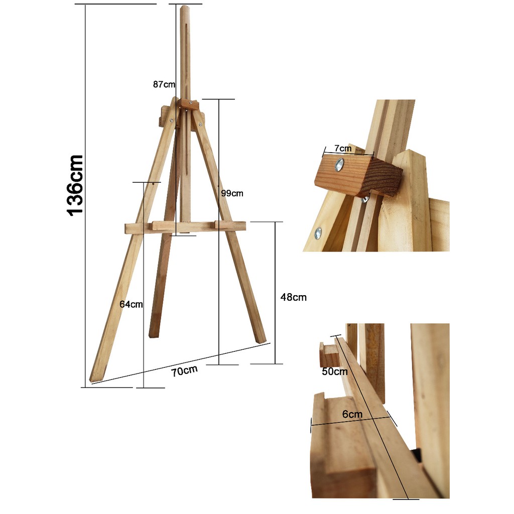 Jual Standing frame kayu jati belanda bisa dilipat | Shopee Indonesia