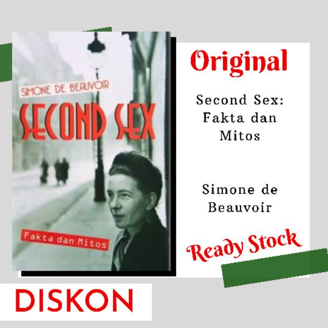 Jual Buku Original Judul Second Sex Fakta Dan Mitos Simone De