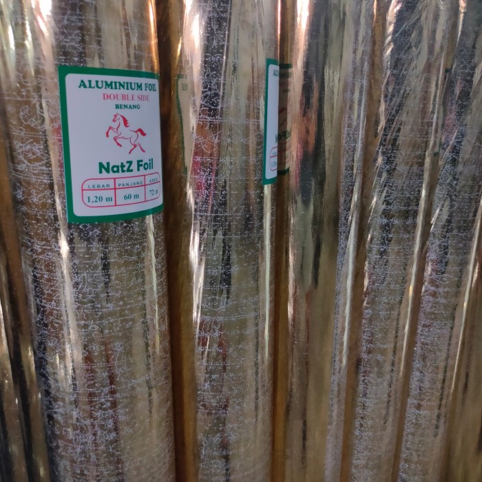 Jual aluminium foil atap roll double benang / dua sisi ( double side ...