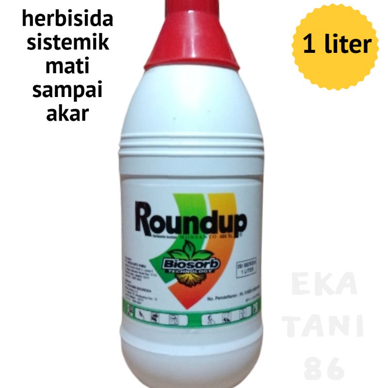 Jual Roundup Sl Herbisida Sistemik Mati Sampai Akar Kemasan Liter