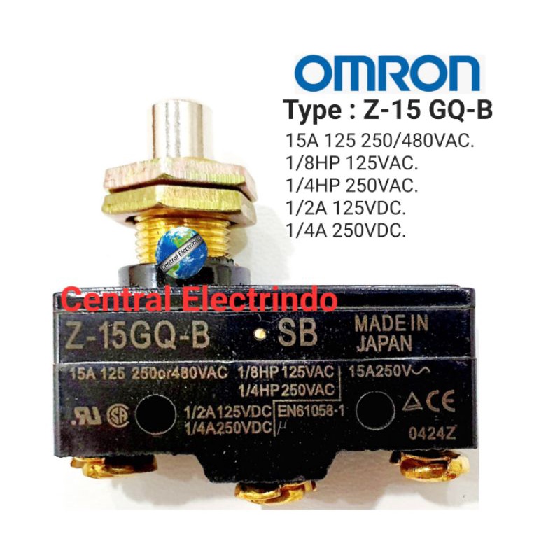 Jual Limit Switch/Micro Switch Z-GQ-B Omron. | Shopee Indonesia