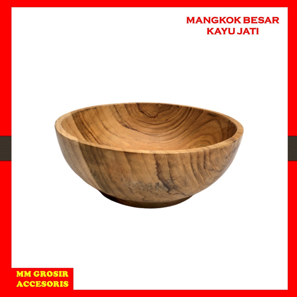 Jual Mangkok Kayu Jati Premium Shopee Indonesia 7110