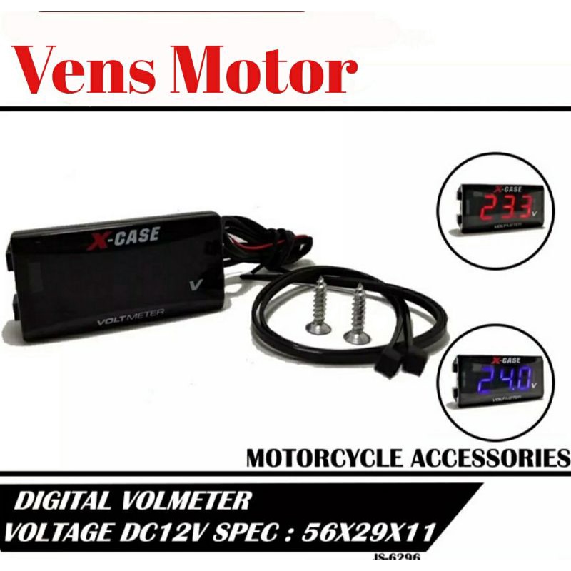 Jual Voltmeter Motor Waterproff Universal Semua Motor | Shopee Indonesia