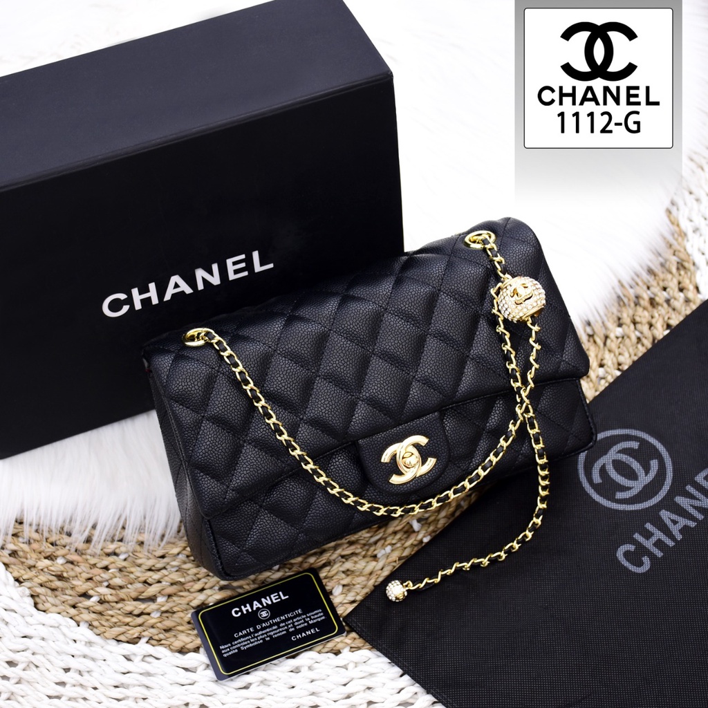 Tas CHANEL Classic 1112 G ZXC 15 batam impor original fashion branded reseller sale