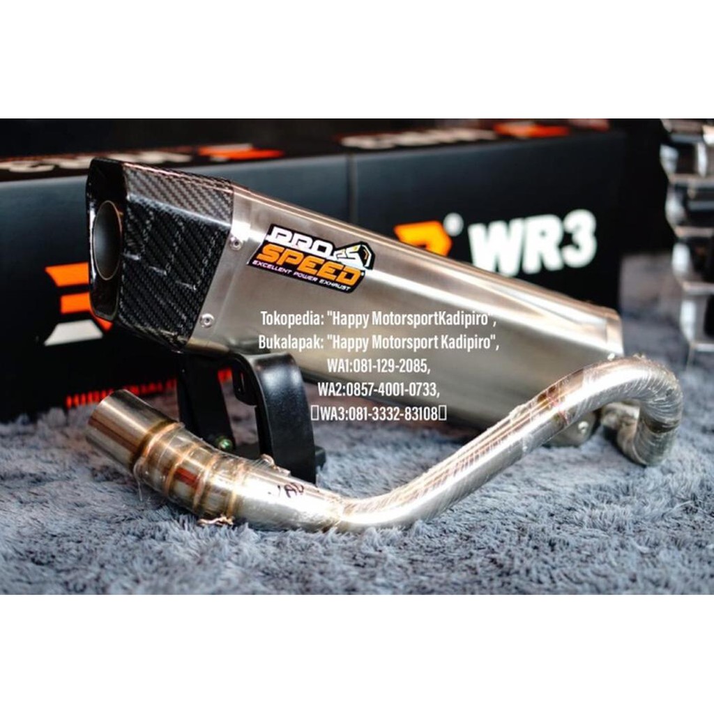 Jual Unik Knalpot Prospeed ori Thailand Viper series carbon cap Yamaha ...