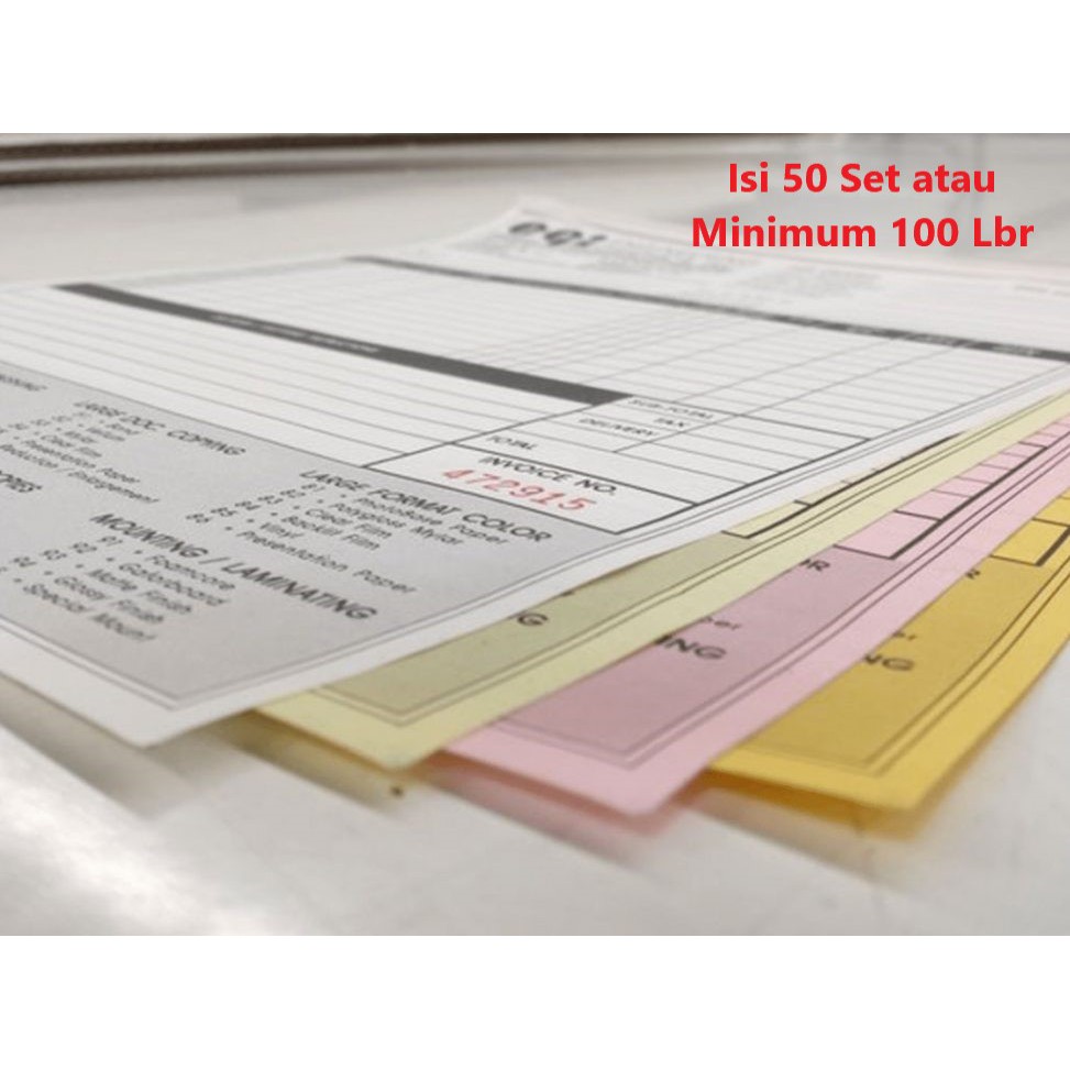 Jual Cetak Nota A5 atau F5 Kertas NCR Custom / Kuitansi / Surat Jalan ...