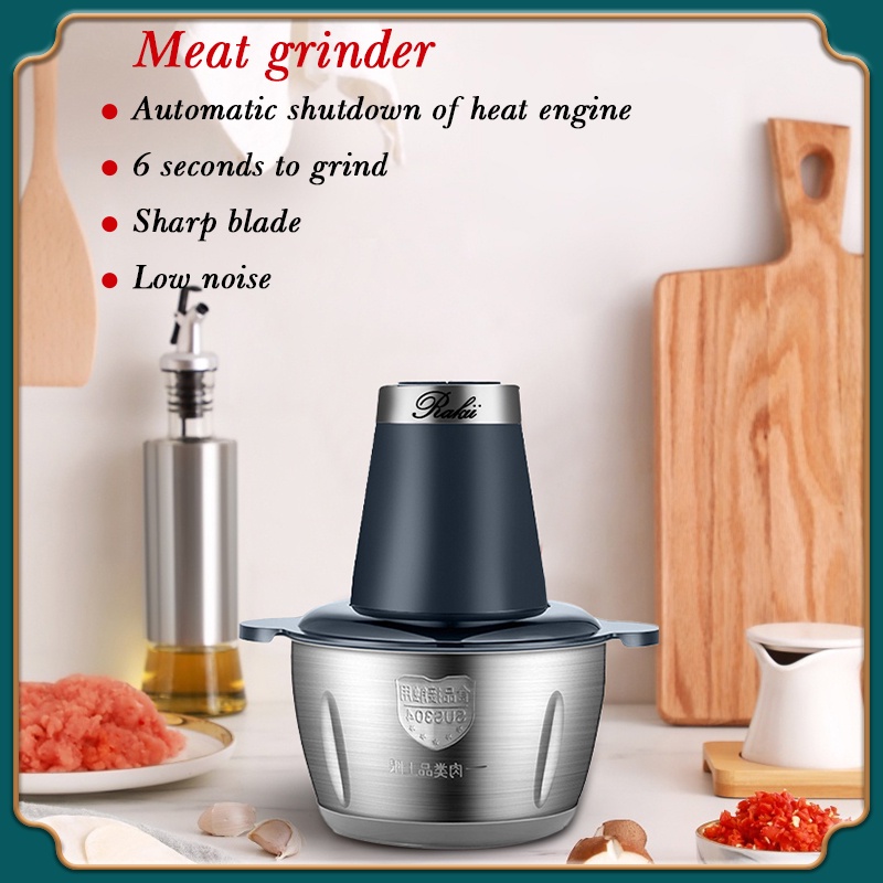 Jual Chopper Blender Daging Penggiling Meat Mincer Elektrik Stainless ...