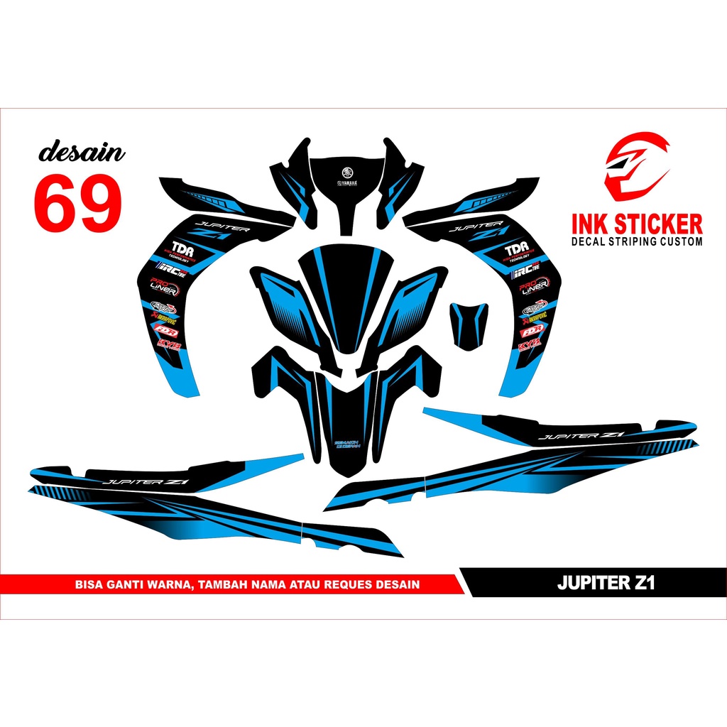 Jual Sticker Decal Jupiter Z1 69 Fullbody | Shopee Indonesia