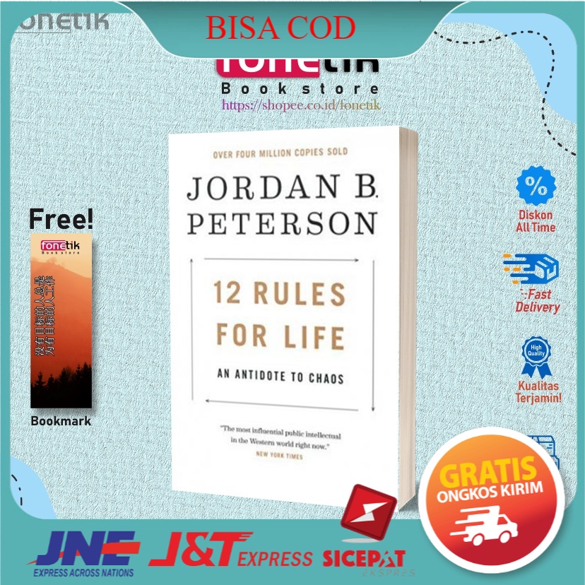 Jual 12 Rules For Life, An Antidote To Chaos - Jordan B. Peterson ...