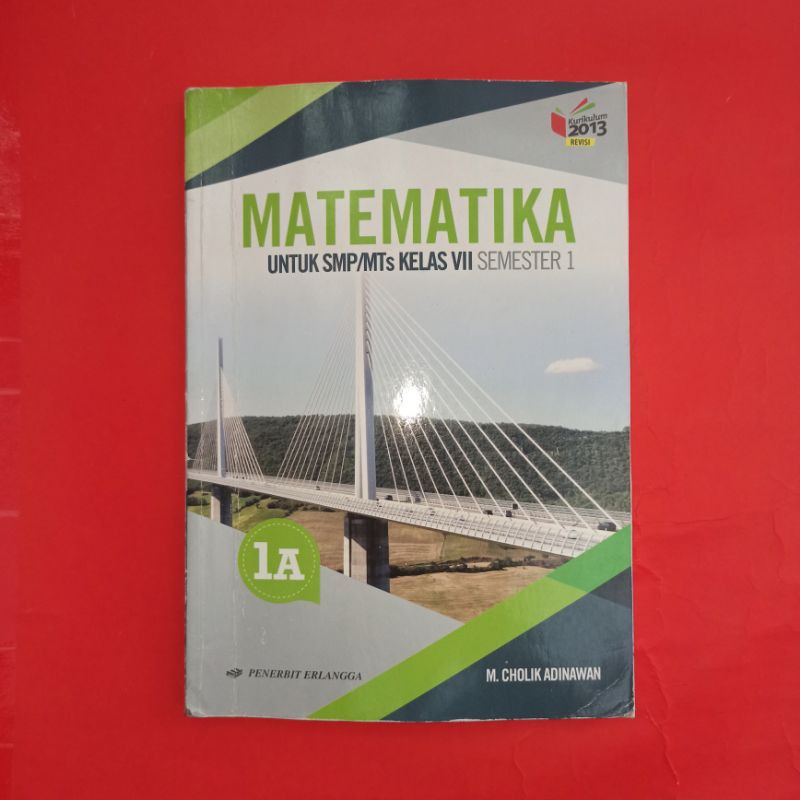 Jual Buku Pelajaran Matematika SMP Kelas 1A Dan 1B K13 Revisi | Shopee ...