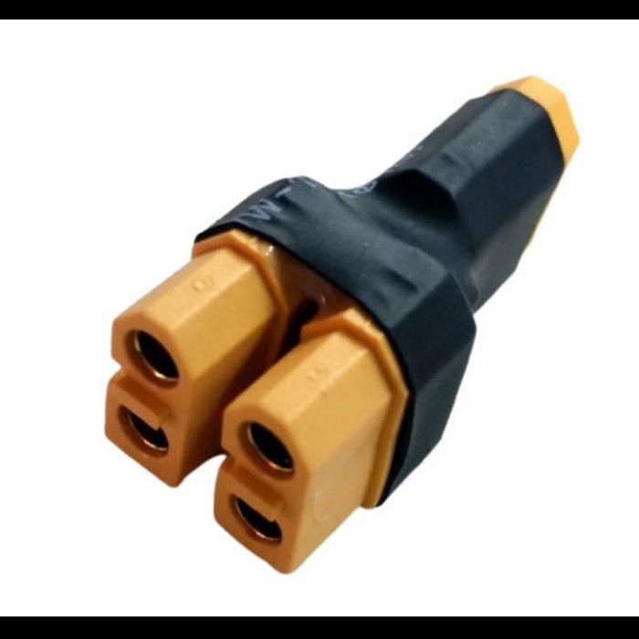 Jual XT60 connector parallel 1 male to 2 female | Shopee Indonesia