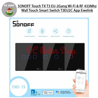 Jual SONOFF-Touch-TX-T3-US-2Gang-Wi-Fi-RF-433Mhz-Wall-Touch-Smart-Switch  Harga Terbaik & Termurah Februari 2024