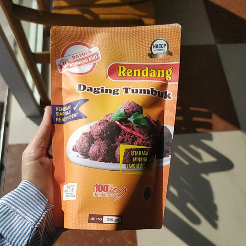 Jual Rendang Tumbuk Daging Sapi Dapoer Rendang Riry | Shopee Indonesia