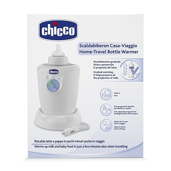 Chicco Scaldabiberon House-Car Plug 12V Warmer Feeding Bottles Travel