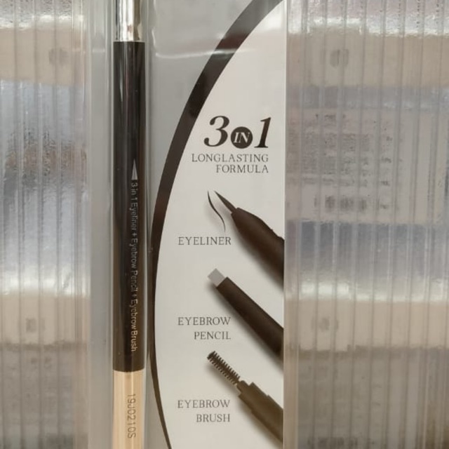 Jual Miniso 3in1 (eyeliner,eyebrowpencil,eyebrowbrush) Shopee Indonesia