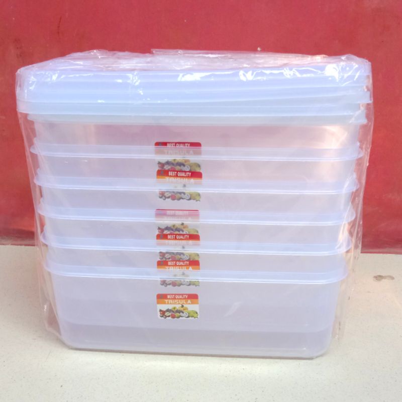 Jual 3 Pcs Food Box Tempat Donat Tempat Sosis Sate Kotak Makan 3500