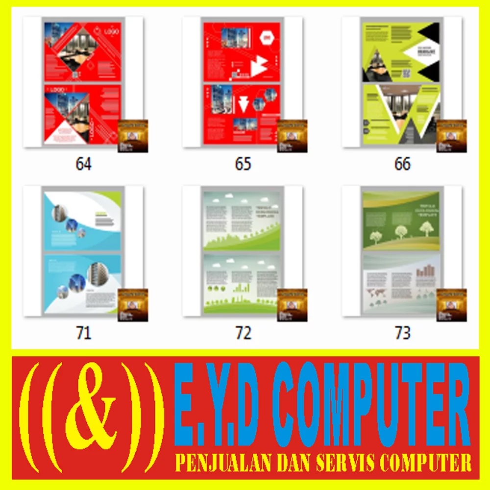 Jual PROMO DESAIN BROSUR TRIFOLD 3 LIPAT KOLEKSI TEMPLATE DESIGN GRAFIS ...