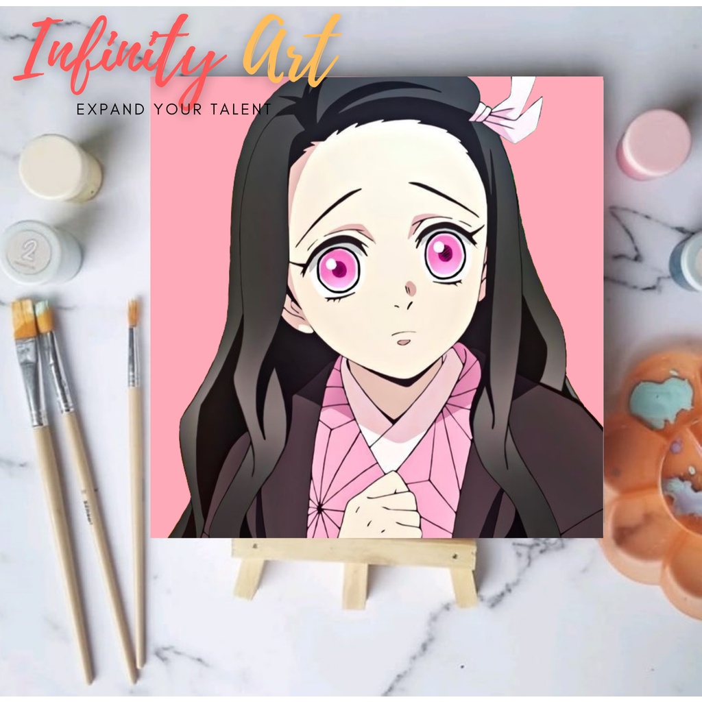 Jual paint by number /painting by number /paint by number anime kimetsu