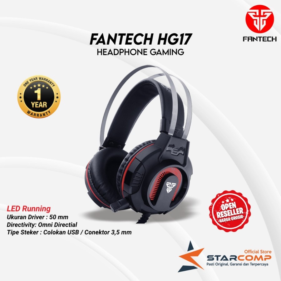 Jual Headset Fantech HG 17s Visage II Headphone Gaming HG17s Shopee