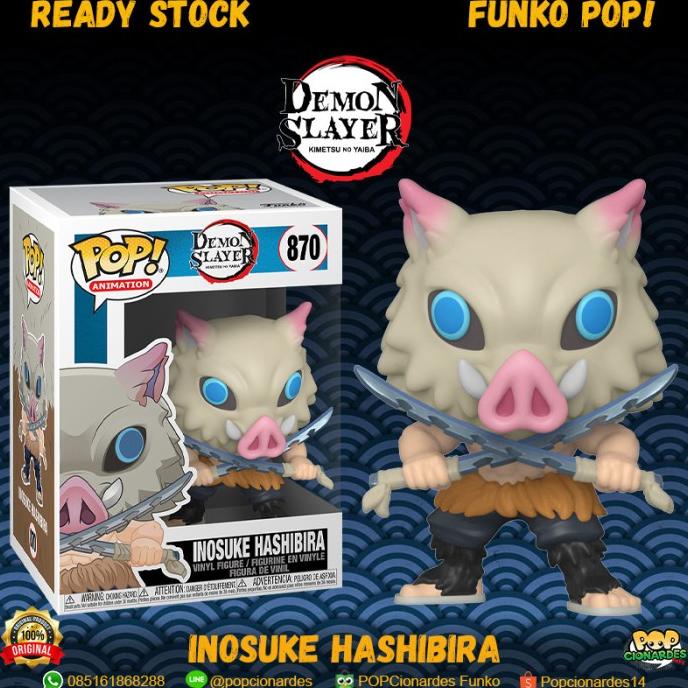 Jual Funko POP! Animation - Demon Slayer - Inosuke Hashibira #870 ...