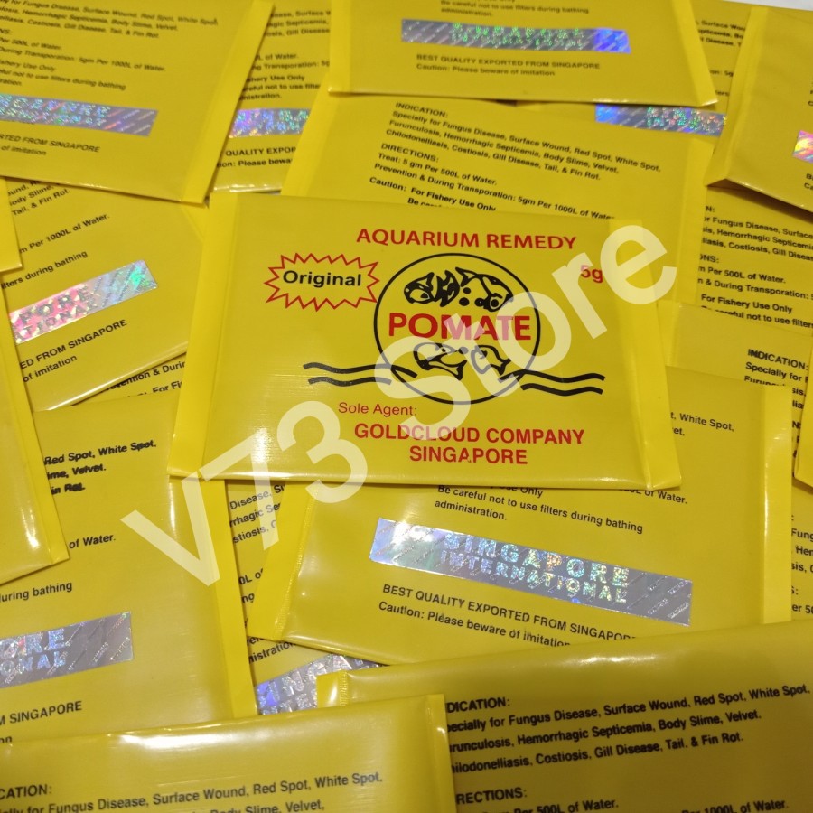Jual POMATE ORIGINAL 5GR OBAT IKAN ASLI Shopee Indonesia