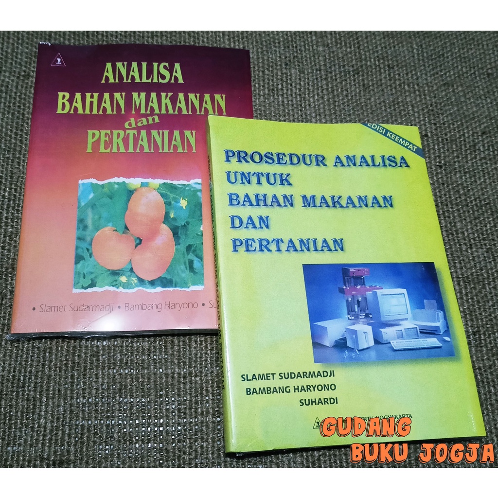 Jual Buku Analisa Bahan Makanan Dan Prosedur Analisa Bahan Makanan ...