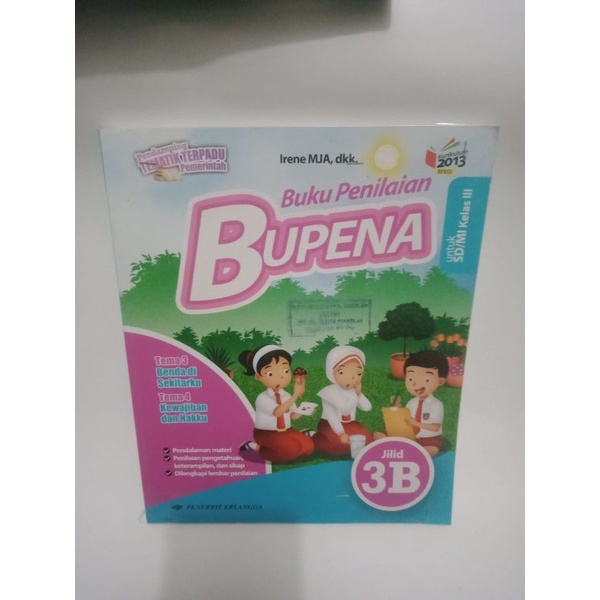 Jual buku penilaian bupena jilid 3B untuk SD kelas 3 kurikulum 2013 ...