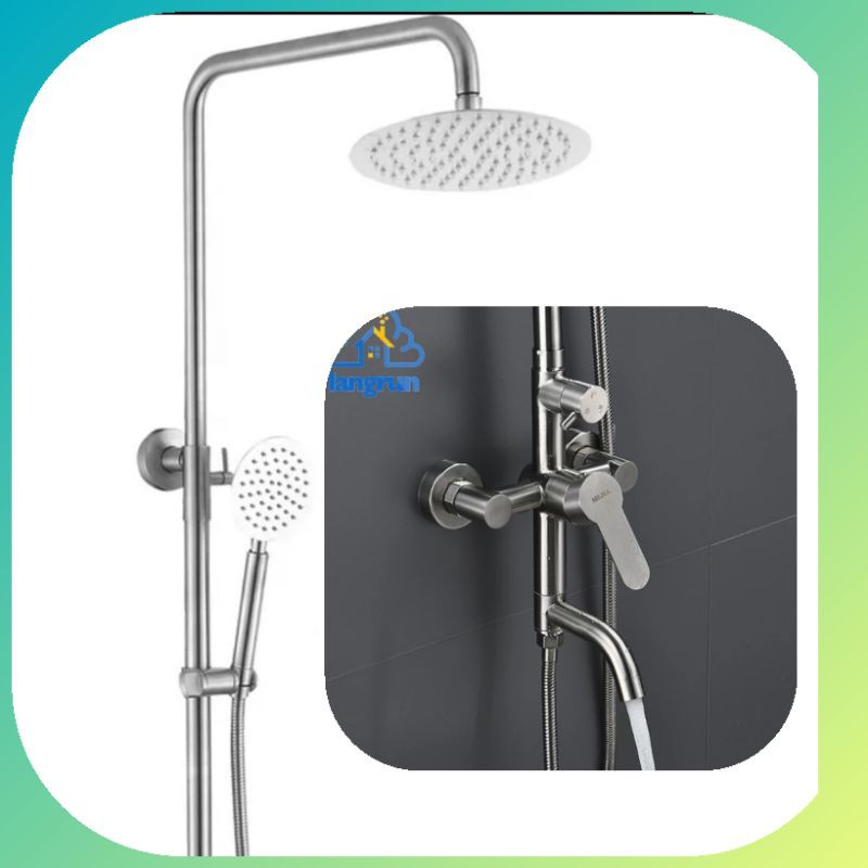 Jual Kran Shower/Tiang Shower Set (Panas+Dingin)-LAVENIA LV-16066C