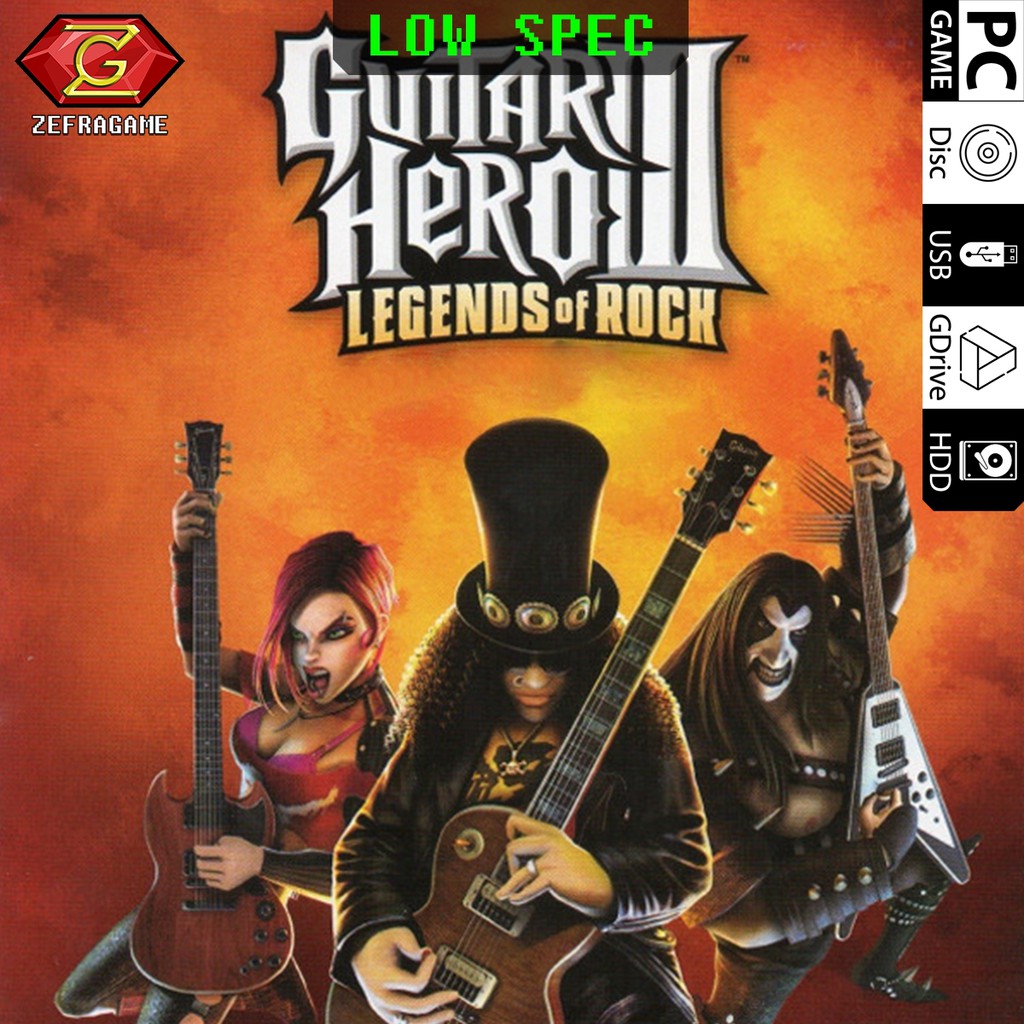 Jual GUITAR HERO 3 Legends of Rock/GUITAR HERO III Legends of Rock PC ...