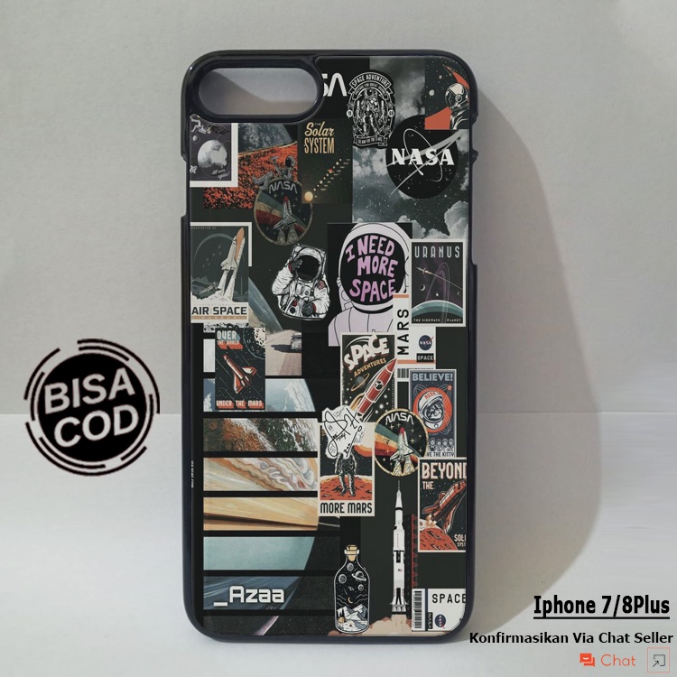 Jual Casing Case Hp Custom Astronot For IPHONE 7 8 PLUS Untuk Semua