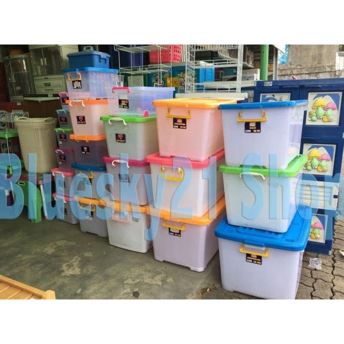Jual BOX CONTAINER / CONTAINER SERBAGUNA 1319 (100L) - GAJAH PLASTIK ...