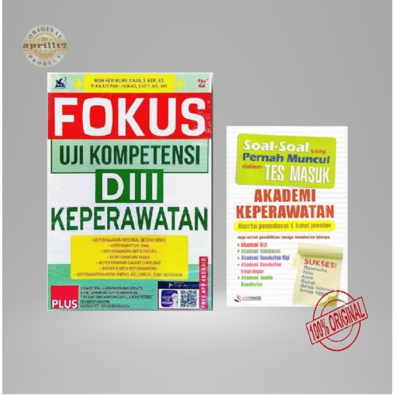 Jual Buku Fokus Uji Kompetensi Diii Keperawatan Soal Soal Yang Pernah