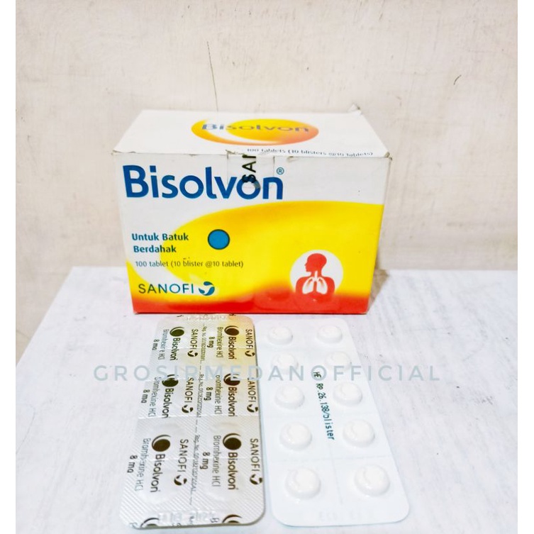 Jual BISOLVON TABLET OBAT BATUK | Shopee Indonesia