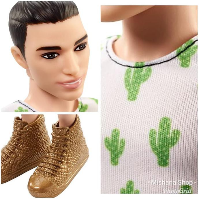 Jual Bhgvfcdx- Boneka Barbie Mattel Ken Fashionistas Doll Cactus Cooler 