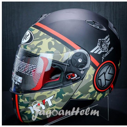 Jual Kyt Helm X Rocket Black Doff Green Red Fluo Xrocket Shopee