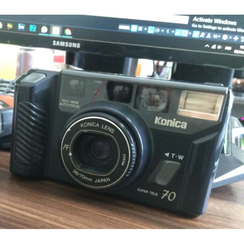 Jual Kamera Analog Konica Mr 70 Super Tele Langak Jadul Shopee Indonesia 