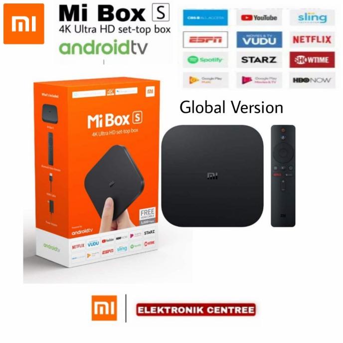 Jual Xiaomi Mi Box S 4k Ultra Hd Mi Box S Smart Android Tv Shopee Indonesia