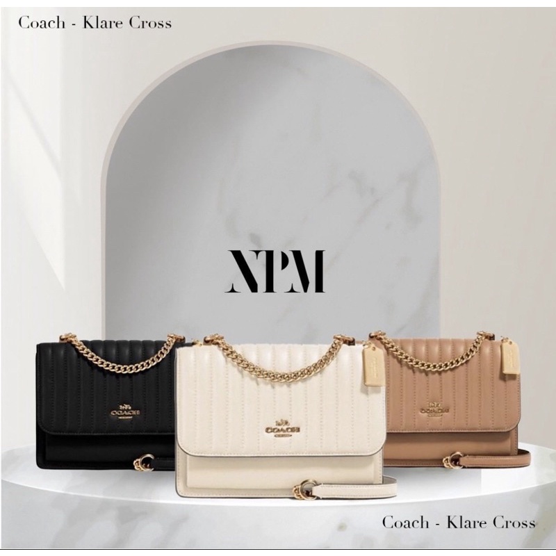 Jual Coach Klare CrossBody Linear Quilting Original Shopee Indonesia