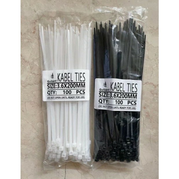 Jual Kabel Ties / Insulock / Insulok / Cable Ties 3,6 x 200mm 20cm