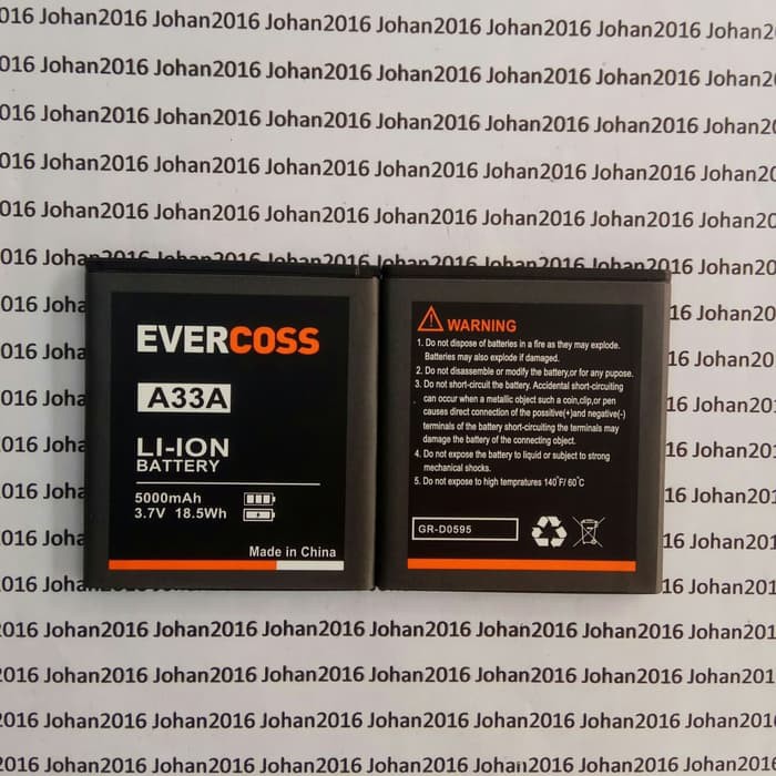 Jual Baterai Original Double Power Evercoss Evercross Cross A33a