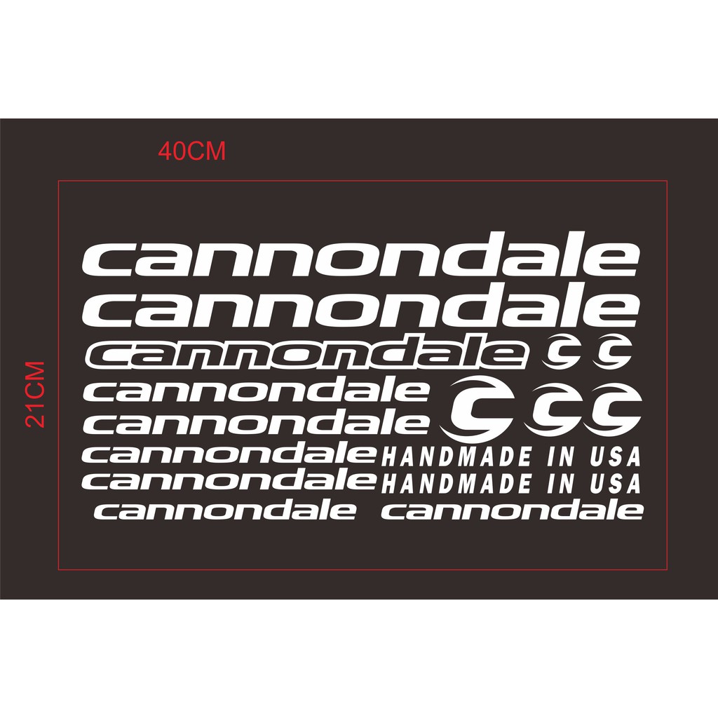 Jual sticker cutting frame spedah cannondale | Shopee Indonesia