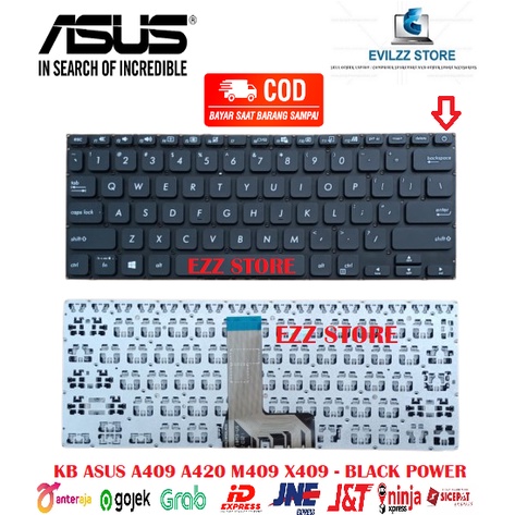 Jual KEYBOARD KIBOT LAPTOP ASUS VIVOBOOK 14 A409 A409F A409FA A409FL ...